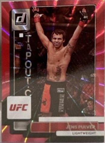 Jens Pulver 2023 Panini Donruss UFC Base #153 Pink Laser