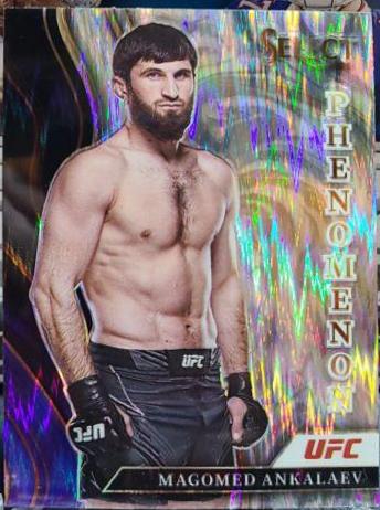 Magomed Ankalaev 2022 Panini Select UFC Phenomenon #1 Silver