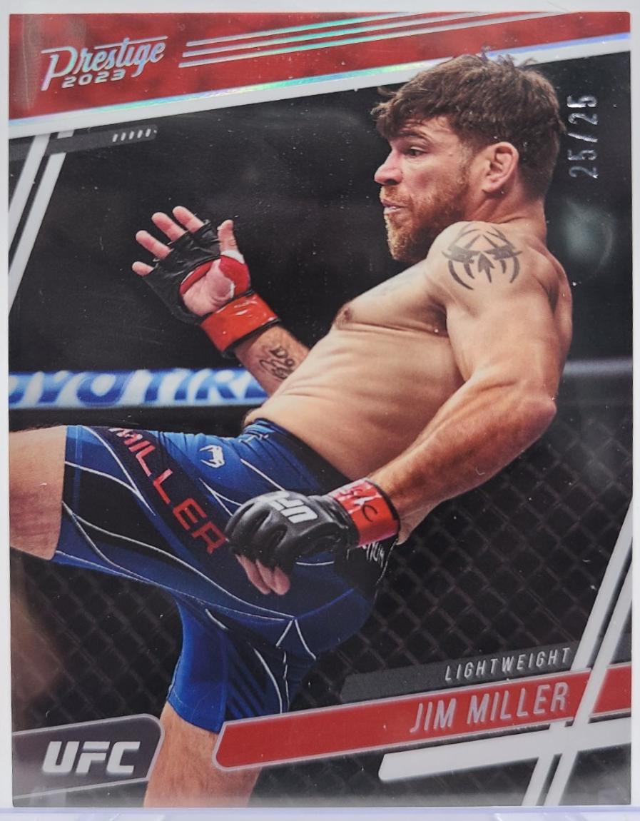 Jim Miller 2023 Panini Chronicles UFC Base Prestige #180 Silver