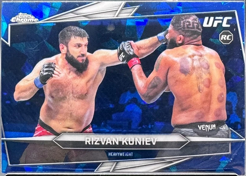 Rizvan Kuniev 2026 Topps Chrome Sapphire UFC Base #164 Black Sapphire