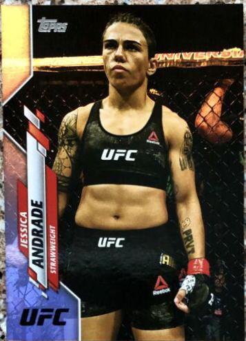 Jessica Andrade 2020 Topps UFC Base #2 Rainbow Foil