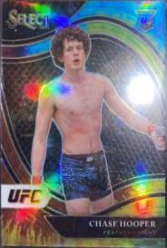 Chase Hooper 2021 Panini Select UFC Octagonside #241 Tie Dye