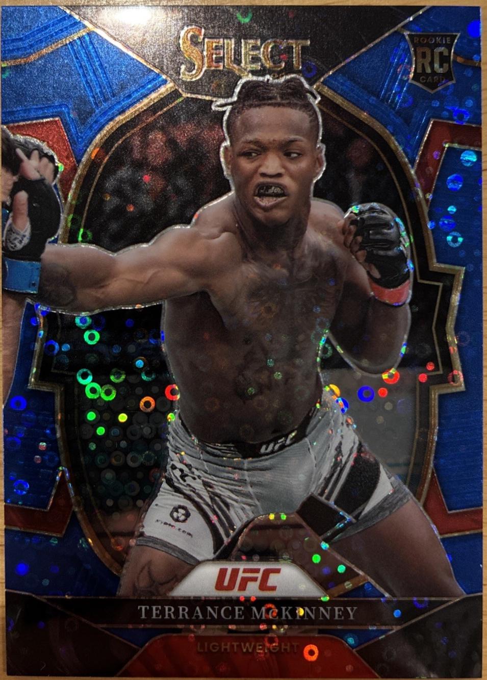 Terrance McKinney 2023 Panini Select UFC Concourse #53 Blue Disco