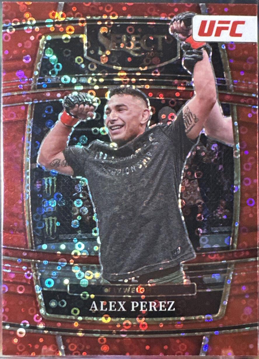 Alex Perez 2022 Panini Select UFC Concourse #92 Red Disco