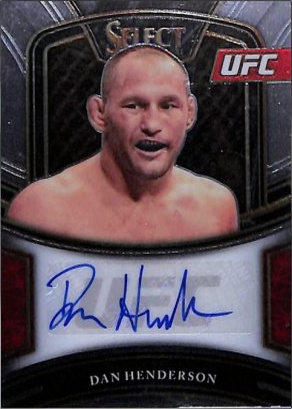 Dan Henderson 2021 Panini Select UFC Signatures #29 Disco Prizms