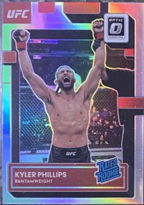 Kyler Phillips 2023 Panini Donruss Optic UFC Base #109 Holo