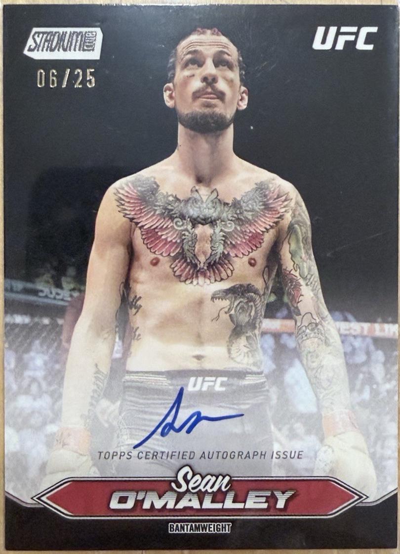 Sean O'Malley 2025 Topps Stadium Club UFC Base Autographs #BCA-SOM Green