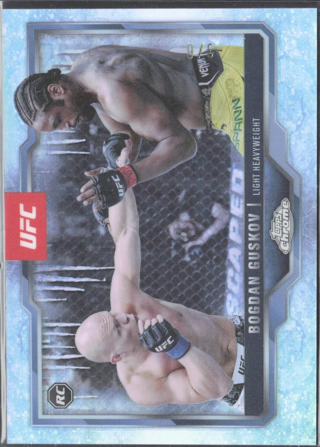 Bogdan Guskov 2025 Topps Chrome UFC Base #115 FrozenFractor