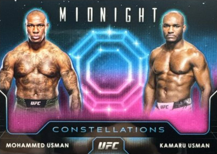 Mohammed Usman / Kamaru Usman 2024 Topps Midnight UFC Constellations #CO-12 Midnight