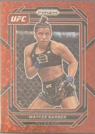 Maycee Barber 2023 Panini Prizm Under Card UFC Base #162 Red