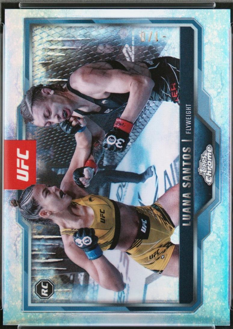 Luana Santos 2025 Topps Chrome UFC Base #103 FrozenFractor