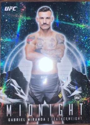 Gabriel Miranda 2024 Topps Midnight UFC Base #43 Moon Beam