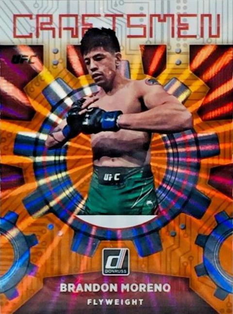 Brandon Moreno 2022 Panini Donruss UFC Craftsmen #6 Orange