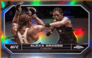 Alexa Grasso 2024 Topps Chrome UFC Base #6 Sepia Refractor