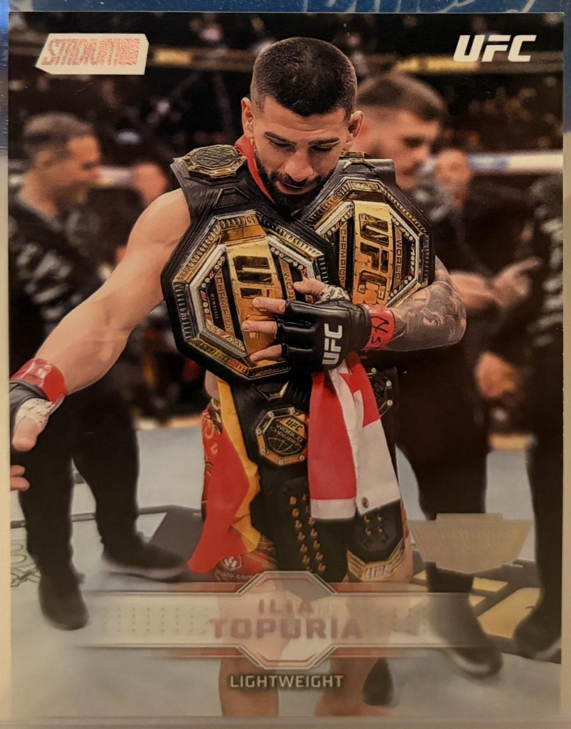 Ilia Topuria 2026 Topps Stadium Club UFC Base #6 Members Only