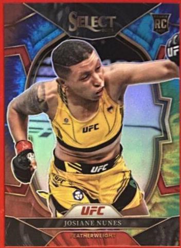Josiane Nunes 2023 Panini Select UFC Concourse #17 Tie Dye