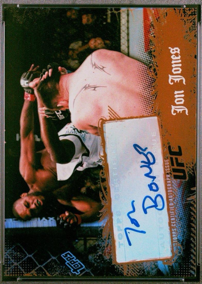 Jon Jones 2010 Topps UFC Main Event Fighter Autographs #16 Bronze