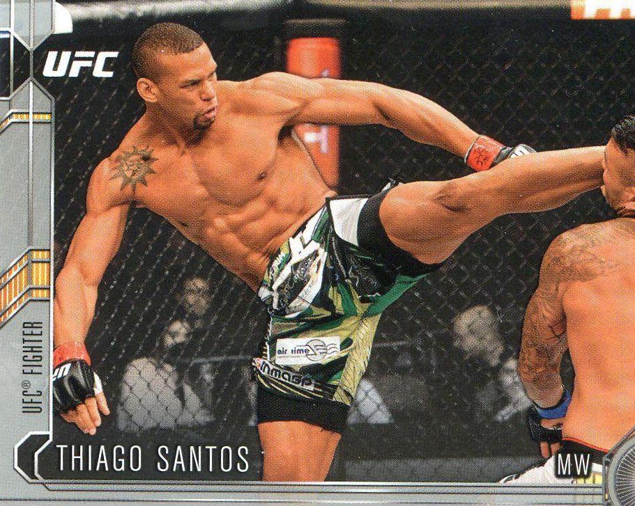 Thiago Santos 2015 Topps UFC Chronicles Base #206 Silver