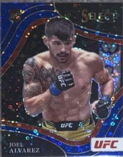 Joel Alvarez 2022 Panini Select UFC Octagonside #296 Blue Disco