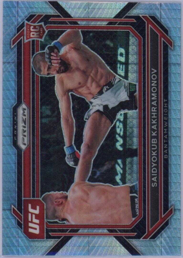 Saidyokub Kakhramonov 2023 Panini Prizm UFC Base #41 Hyper