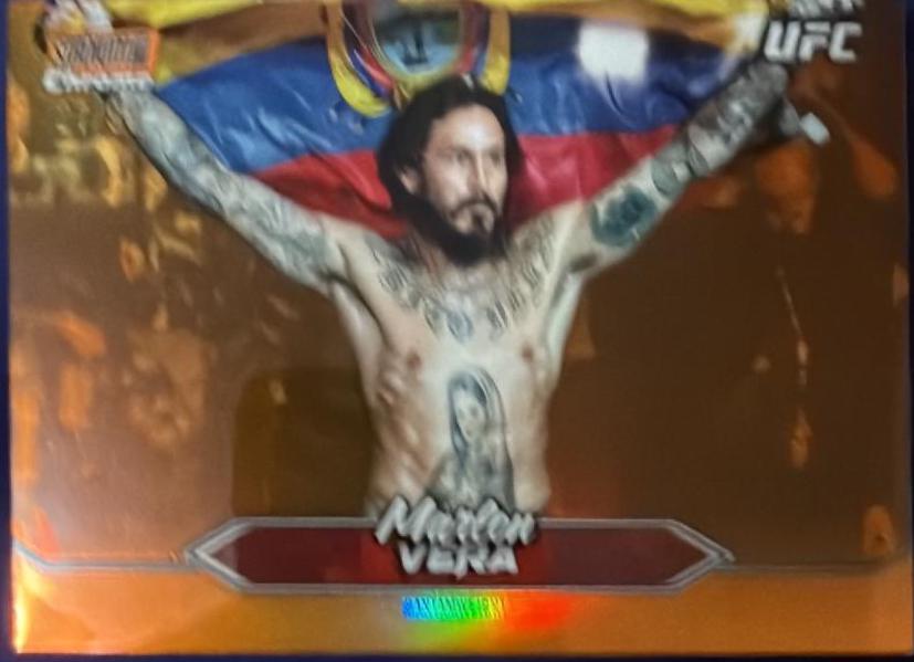 Marlon Vera 2025 Topps Stadium Club UFC Base Chrome #C-31 Superfractor