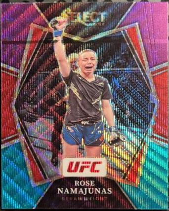 Rose Namajunas 2022 Panini Select UFC Premier Level #173 Tri Color