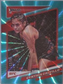 Cynthia Calvillo 2022 Panini Donruss UFC Base #47 Teal