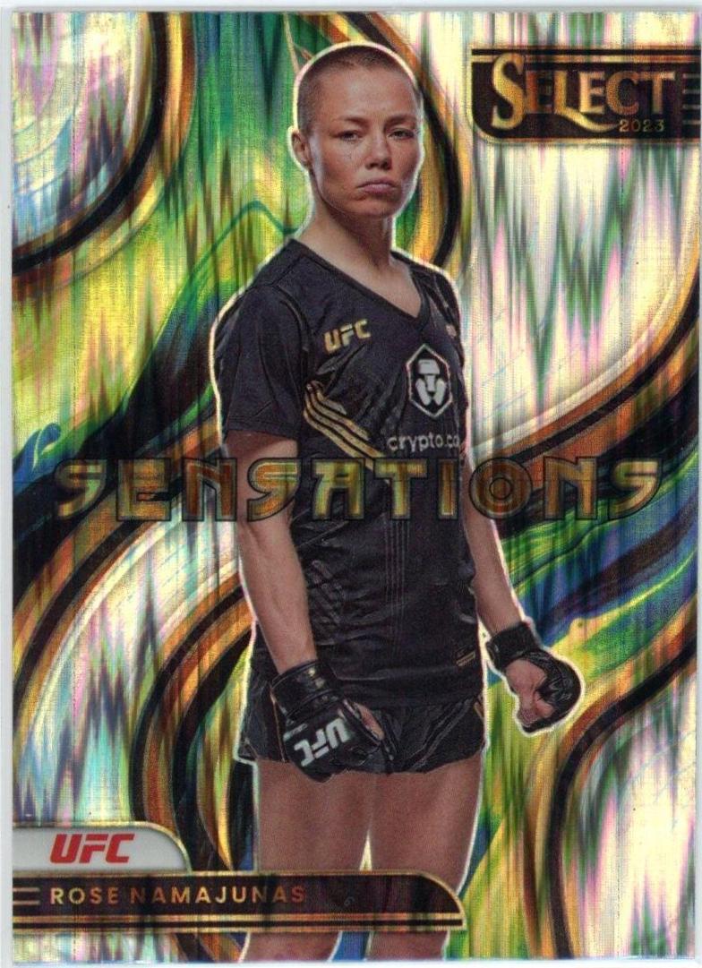 Rose Namajunas 2023 Panini Select UFC Sensations #24 Silver