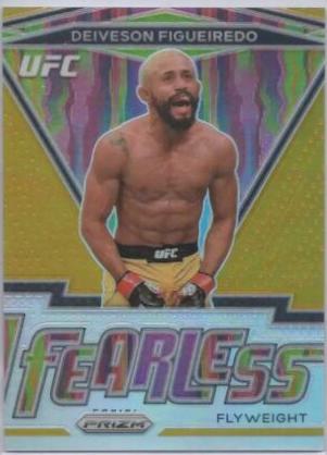 Deiveson Figueiredo 2021 Panini Prizm UFC Fearless #19 Gold