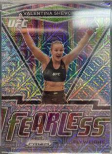 Valentina Shevchenko 2021 Panini Prizm UFC Fearless #13 Mojo