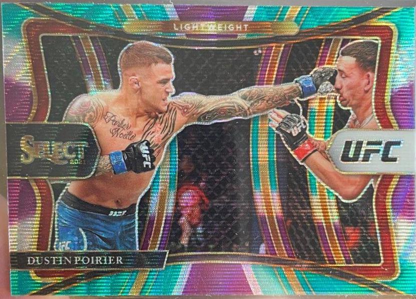 Dustin Poirier 2021 Panini Select UFC Premier Level #116 Tri Color