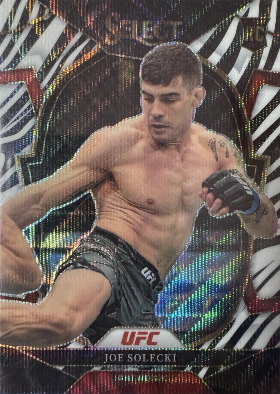 Joe Solecki 2023 Panini Select UFC Concourse #76 Zebra