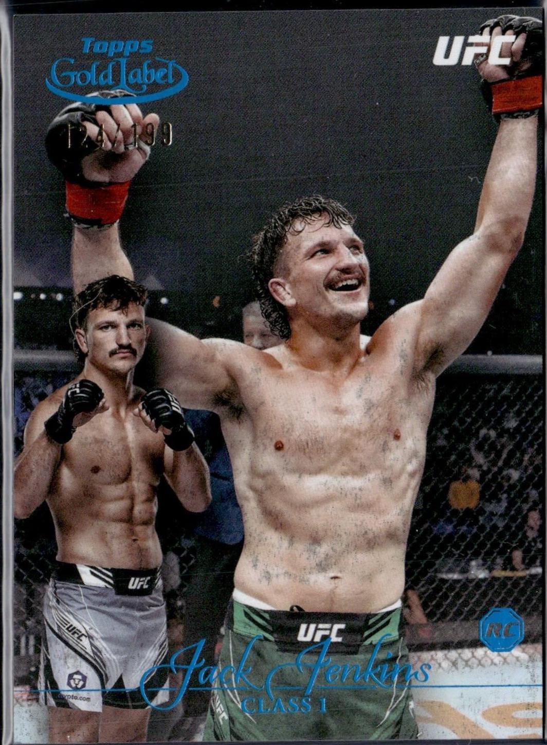 Jack Jenkins 2024 Topps Gold Label UFC Base Class I #64 Blue