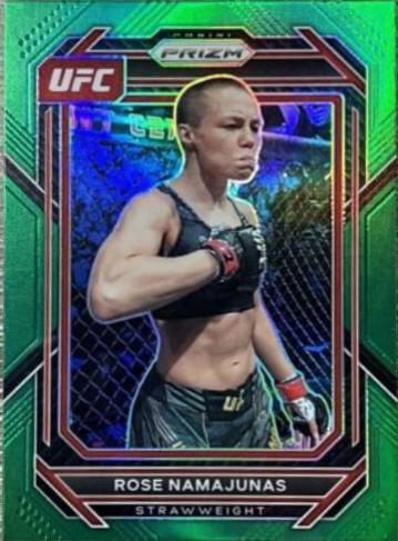 Rose Namajunas 2023 Panini Prizm UFC Base #136 Green