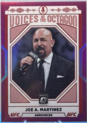 Joe A. Martinez 2022 Panini Donruss Optic UFC Base #125 Pink