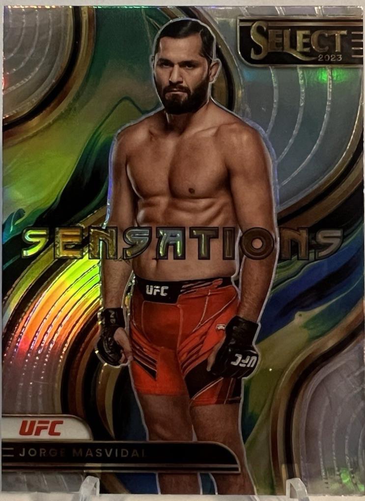 Jorge Masvidal 2023 Panini Select UFC Sensations #29 Silver