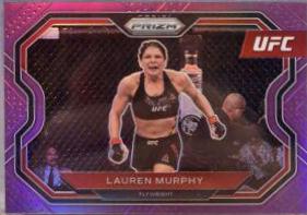 Lauren Murphy 2021 Panini Prizm UFC Base #191 Purple