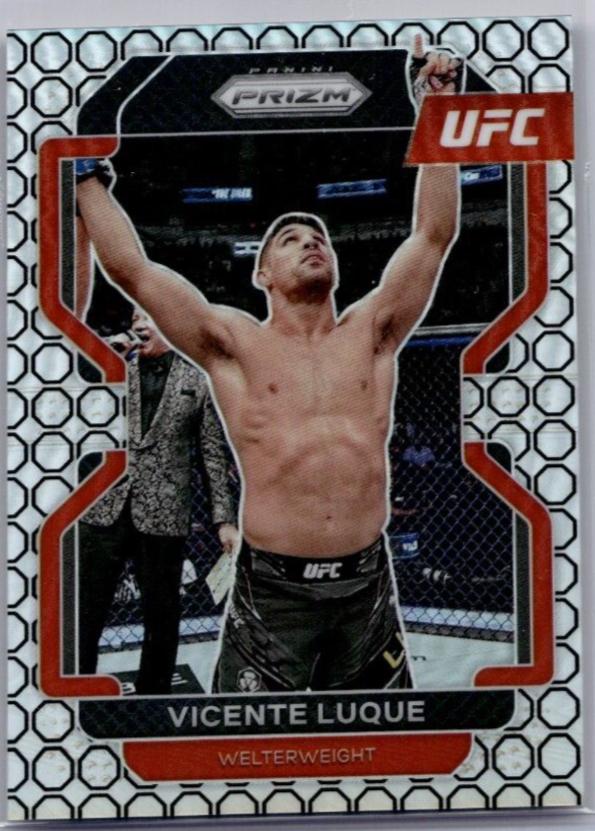 Vicente Luque 2022 Panini Prizm UFC Base #174 Octagon