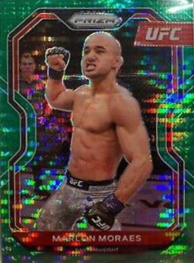 Marlon Moraes 2021 Panini Prizm UFC Base #57 Green Pulsar
