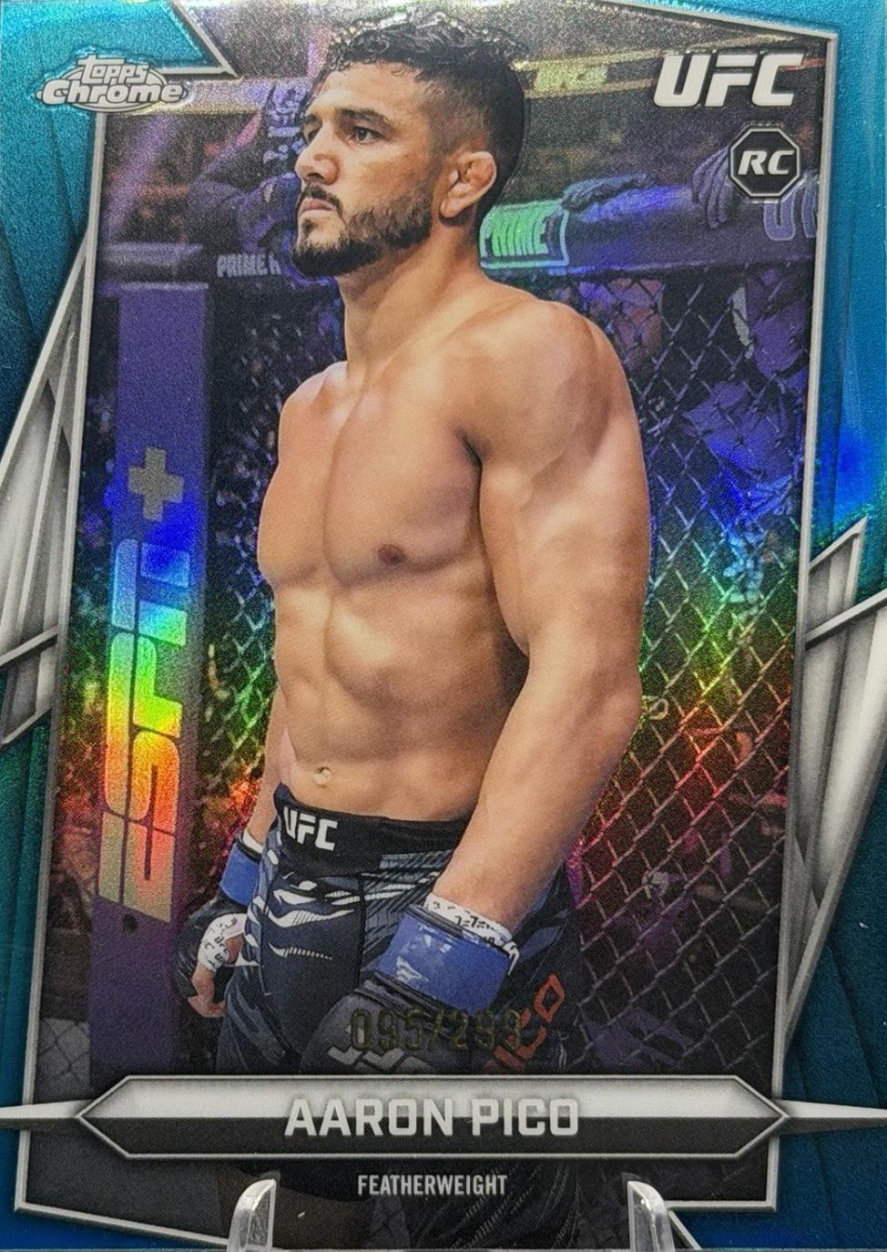 Aaron Pico 2026 Topps Chrome UFC Base #88 Teal Refractor