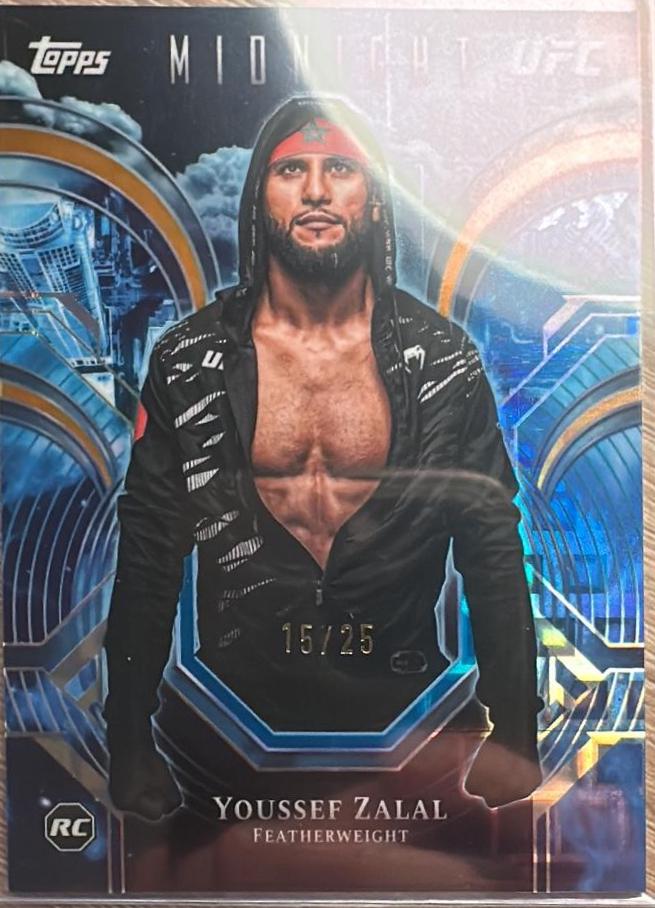 Youssef Zalal 2026 Topps Midnight UFC Night Watch #PC-11 Moonrise