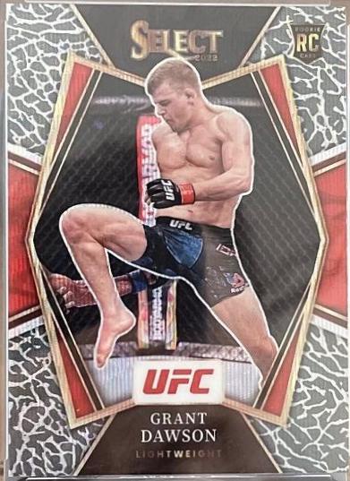 Grant Dawson 2022 Panini Select UFC Premier Level #107 Elephant