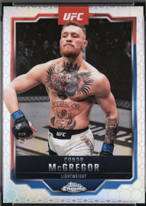 Conor McGregor 2025 Topps Chrome UFC Base #101 OctaFractor