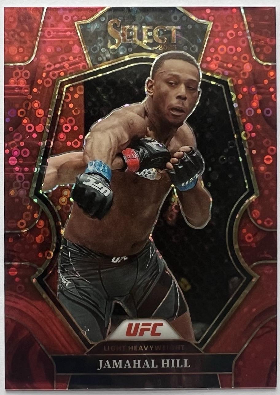 Jamahal Hill 2023 Panini Select UFC Premier Level #173 Red Disco