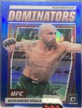 Alexander Volkanovski 2023 Panini Donruss Optic UFC Dominators #10 Blue