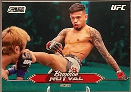 Brandon Royval 2025 Topps Stadium Club UFC Base #39 Green