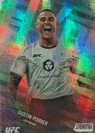 Dustin Poirier 2025 Topps Stadium Club UFC Hype Machines #HM-2 Gold Rainbow