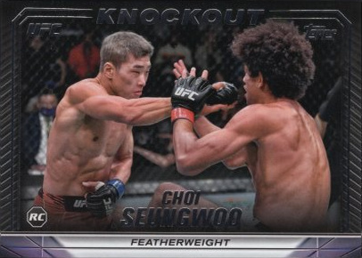 SeungWoo Choi 2024 Topps Knockout UFC Base #96 Blue