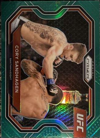 Cory Sandhagen 2021 Panini Prizm UFC Base #126 Green