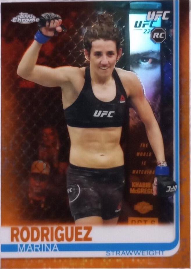 Marina Rodriguez 2019 Topps Chrome UFC Base #70 Refractor